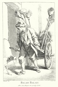 Venditore di scope (incisione) da Francois (after) Boucher