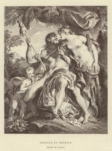 Ercole e Onfale da Francois (after) Boucher
