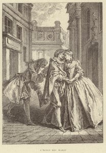 La scuola dei mariti da Francois (after) Boucher