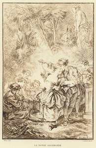 La danza tedesca da Francois (after) Boucher