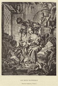 Le cure materne da Francois (after) Boucher