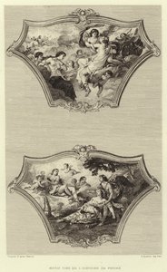 Motivo tratto dalla storia di Psiche da Francois (after) Boucher