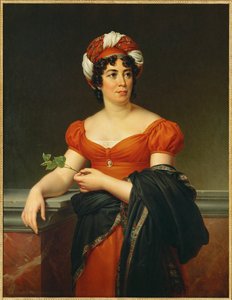 Ritratto di Germaine Necker, Mme ... (olio su tela)