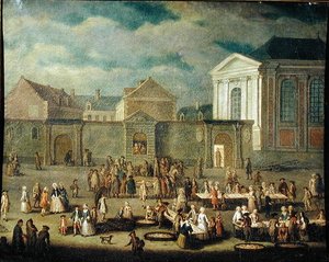 Il mercato del pesce a Cambrai, 1778