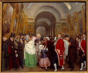 Quattro ore al Salone Chiusura della mostra annuale di pittura nella Grande Galerie del Louvre