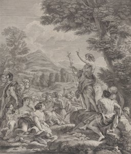 San Giovanni Battista che predica a una folla, ca. 1729