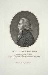 M. Talleyrand-Perigord, Ex Vescovo di Autun, pub. 1791