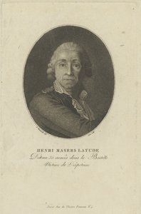 Ritratto di Henri Masers de Latude, c. 1793 da Francois Bonneville