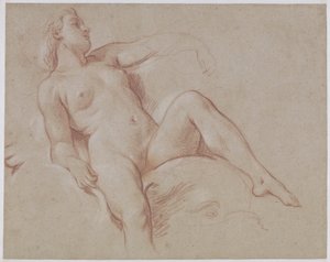 Nudo Femminile su un Delfino da François Boucher