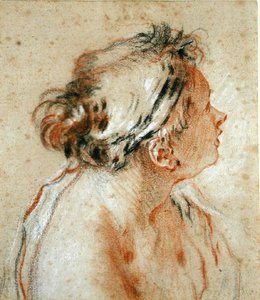 Testa di una ninfa da François Boucher