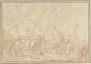 Il ritrovamento di Mosè da François Boucher
