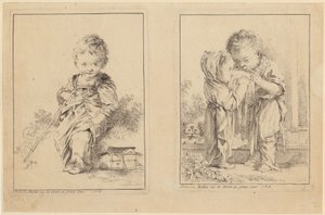 Il piccolo savoiardo e i piccoli bevitori di latte [due dischi] da François Boucher
