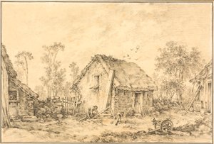 Paesaggio con Casetta Rustica