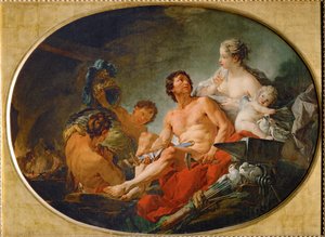 Le fucine di Vulcain - La fucina di Vulcano ... da François Boucher