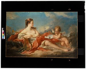 Cupido che insegna la musica da François Boucher