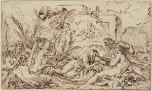 Ninfe e divinità fluviali da François Boucher