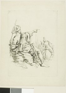 Guerriero orientale da François Boucher