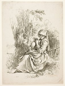 Contadina con brocca da François Boucher