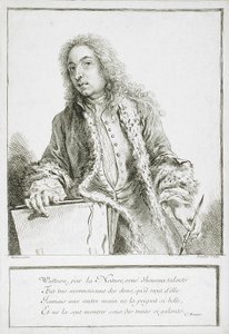 Ritratto di Antoine Watteau da François Boucher