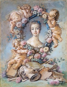Ritratto della Marchesa de Pompadour (1721-1764) da François Boucher