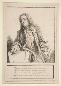 Autoritratto di Antoine Watteau da François Boucher