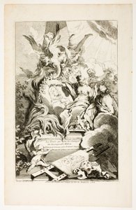 Le grazie sulla tomba di Watteau da François Boucher