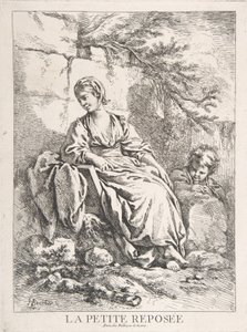 La ragazzina che riposa da François Boucher
