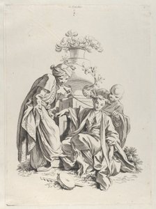 Il tatto, tratto da “I cinque sensi” da François Boucher