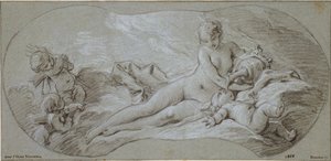 Venere inebria Cupido con il nettare da François Boucher
