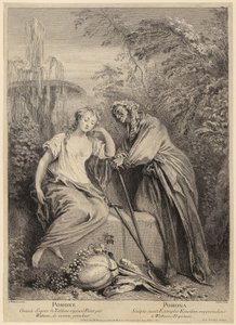 Vertumno e Pomona da François Boucher