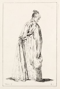 Donna in piedi da François Boucher