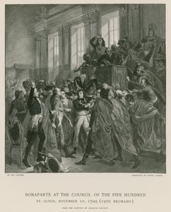 Bonaparte al Consiglio dei Cinquecento da Francois Bouchot