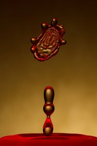 Dynamic Gold Red Splash da Francois Casanova