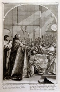Incisione di Francois Chauveau 1680 
