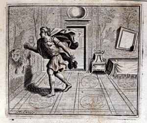 Oroscopo. Favole di Jean de La Fontaine. Illustrazione di François Chauveau. Edizione del 1728. da Francois Chauveau