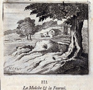 La mosca e la formica da Francois Chauveau