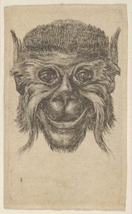 Maschera di Scimmia, da Divers Masques, ca. 1635-45