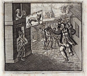 La scimmia e il leopardo da Francois Chauveau