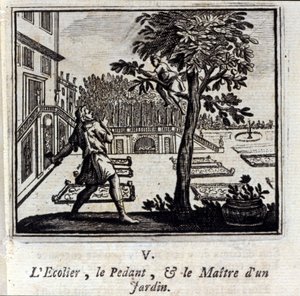 La scuola pedante e il maestro di un giardino