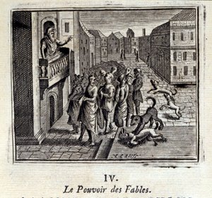 Il potere delle favole. Favole di Jean de La Fontaine. Illustrazione di François Chauveau. Edizione del 1728. da Francois Chauveau