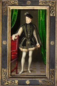 Ritratto di Carlo IX (1550-1574), secondo figlio di Enrico II e Caterina de