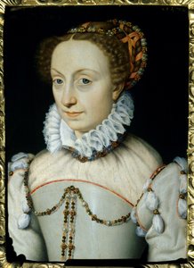 Ritratto di Giovanna di Albret, Regina di Navarra. Dipinto di Francois Clouet da François Clouet