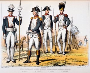 Garde Nationale Soldée de Paris da Francois Cudet