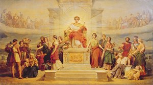Allegoria della Città di Parigi, studio per la decorazione dell