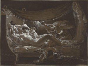Vulcano Scopre Venere e Marte da Francois Edouard Picot
