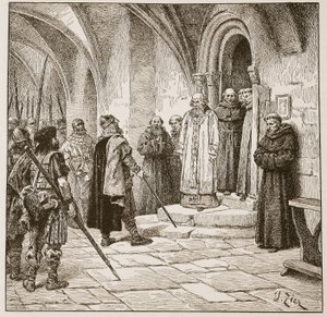 Swein che chiede riscatto, illustrazione da 