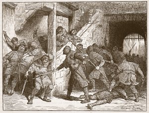 La rivolta a Dover, illustrazione da 