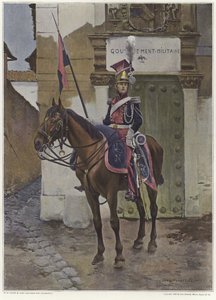 Una guardia a cavallo