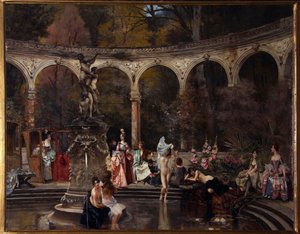 Bagno delle cortigiane nel XVIII secolo