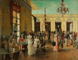 Café Frascati Una scena dal tempo di Napoleone, 1893
